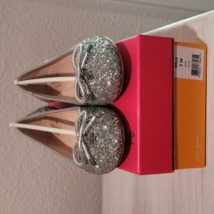 Kate Spade Willa Silver Glitter Flats (7)